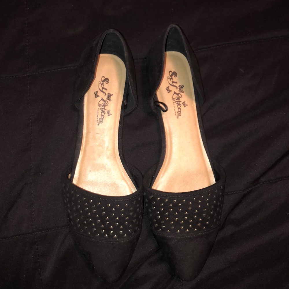 Black flats